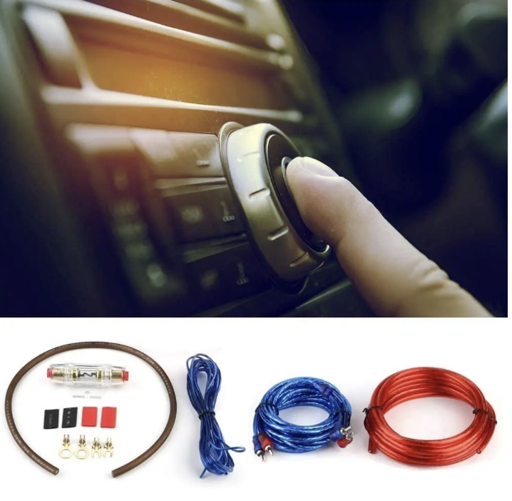 Kit Cables Para Amplificador 1500 Watts-2