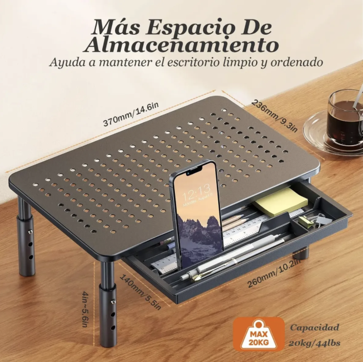 Base monitor soporte 3 alturas Notebook Pc-2
