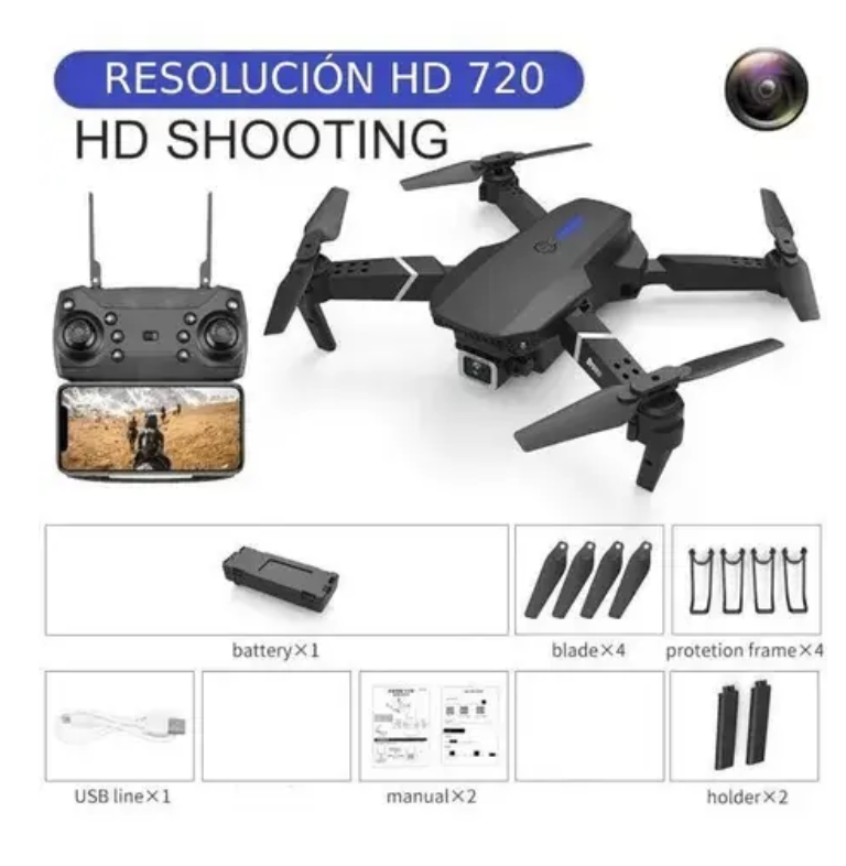 Drone 4k profesional dual camara Wifi Fpv 998 Pro-2
