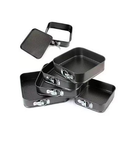 5 Molde Cuadrado Antiadherente Desmontable-2