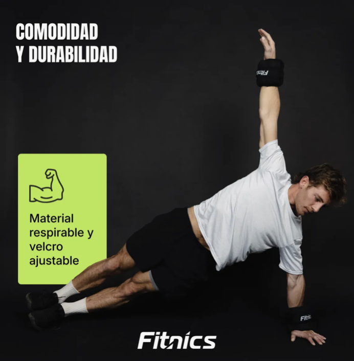 Set de 2 pesas 1 5kg c u para tobillo o mu eca-4
