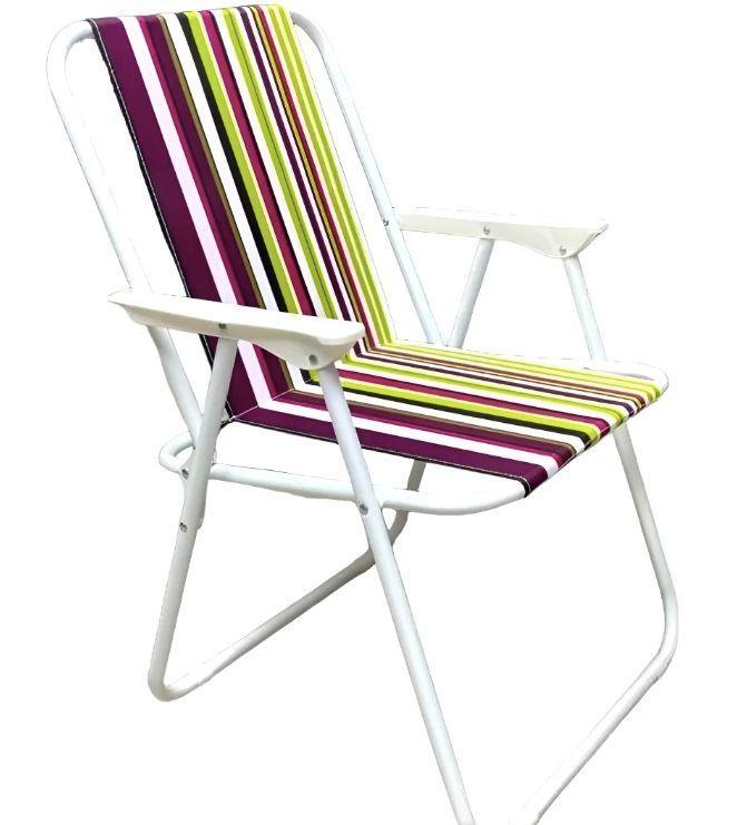 Silla Plegable Camping Morada-0