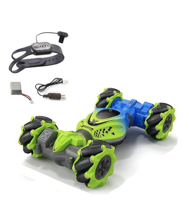 Auto Loco 4x4 Trucos Pro Con Control 2 4g Verde Spacezat-1
