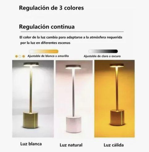 Lampara Led Escritorio Negra-2