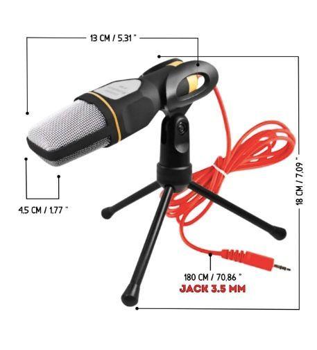 Micr fono SF 666 Condensador Omnidireccional color negro-4