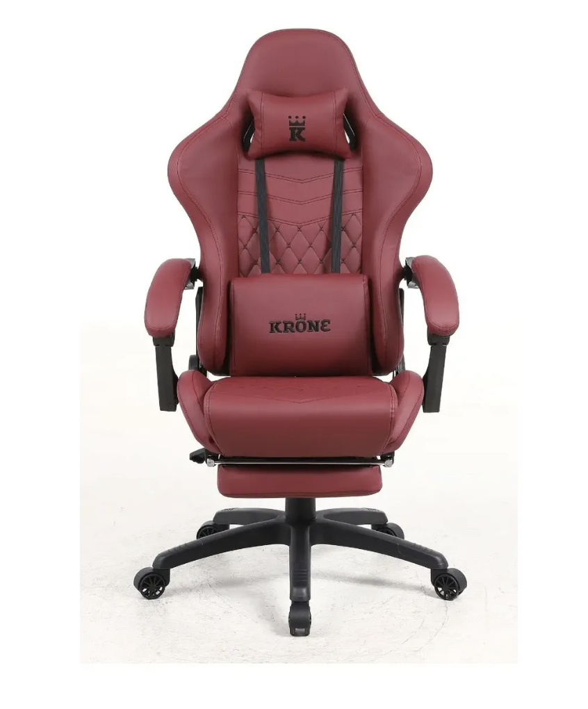 Silla gamer profesional XL linea premium apoyapies-1