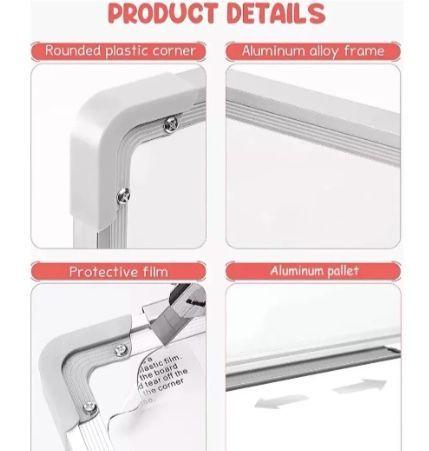 Set Pizarra Acrilica 90x60 Pizarra Magnetica Pizarra Blanca-2