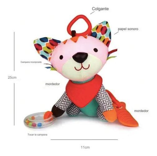 Juguete Peluche Sensorial Sonajero -4
