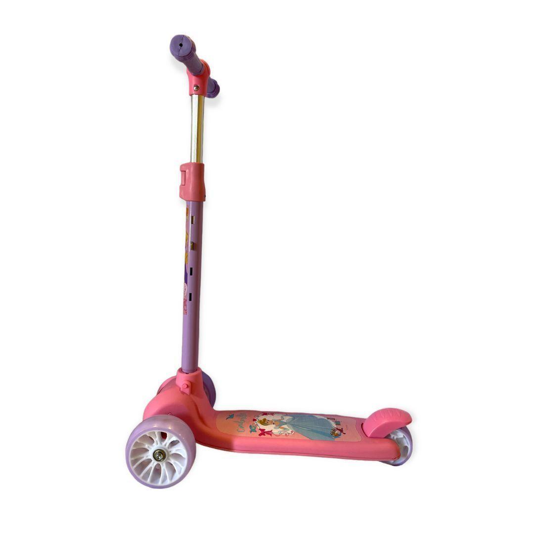 SCOOTER CON LUCES LED PRINCESAS-4