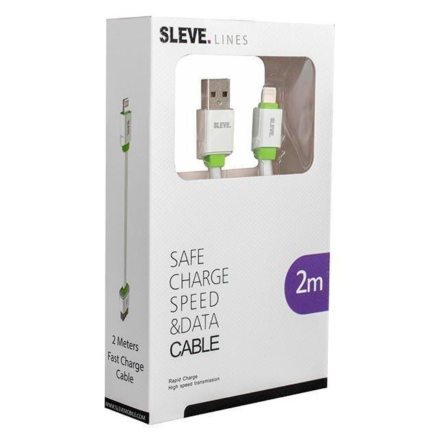 Cable de carga iPhone Sleve de 2 metros - iOS 8 Pin-0