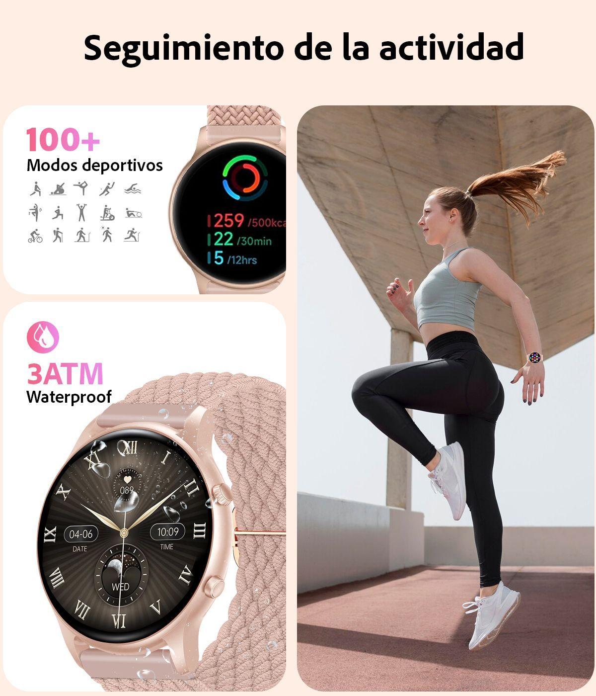Reloj Inteligente Sweet Classic smartwatch Mujer Android-iOS-1