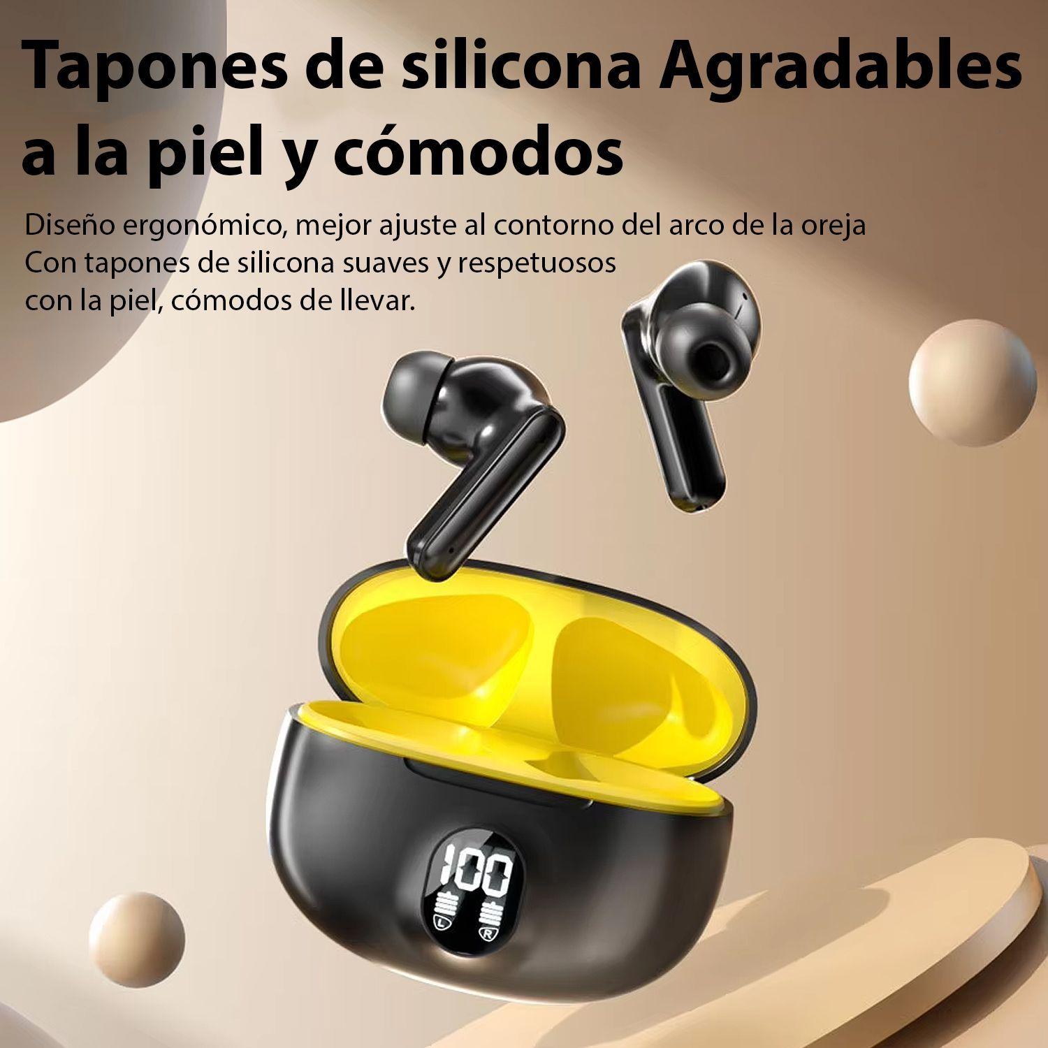 Audífonos TWS S600 Sonido Estéreo y Pantalla LED-3