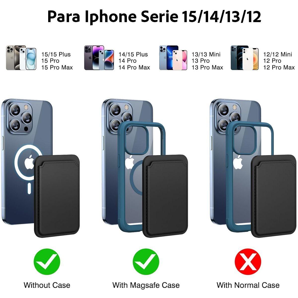 Billetera Tarjetero Magsafe Magnético Para iPhone 12/13/14/15-4