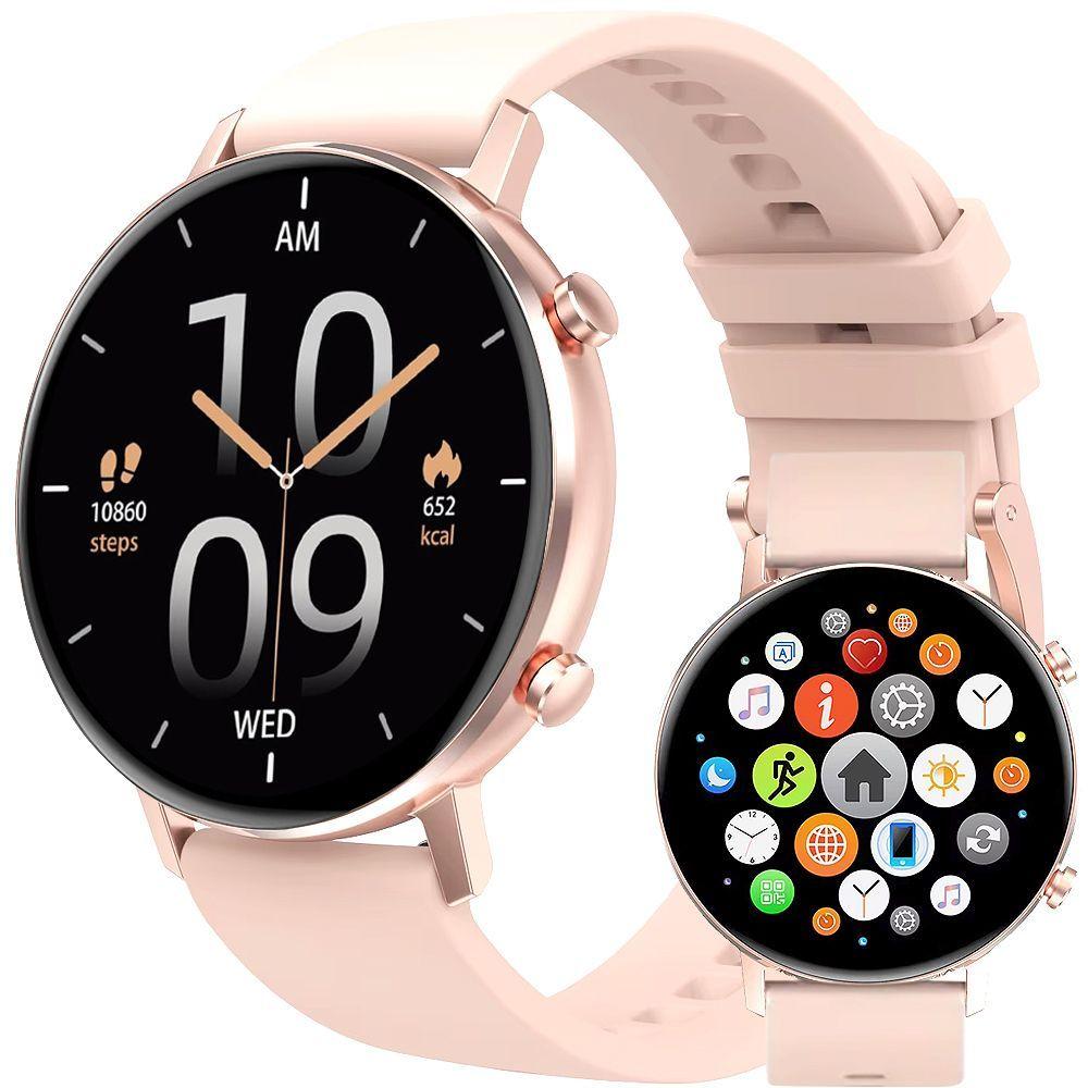 Reloj Inteligente Sweet Pink smartwatch Mujer compatible Android-iOS-0