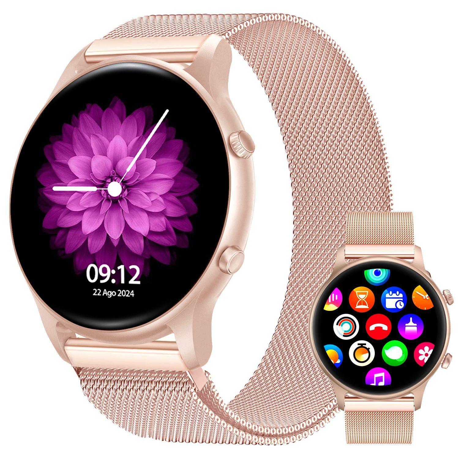 Reloj Inteligente Sweet Gold smartwatch Mujer  Android-iOS-0