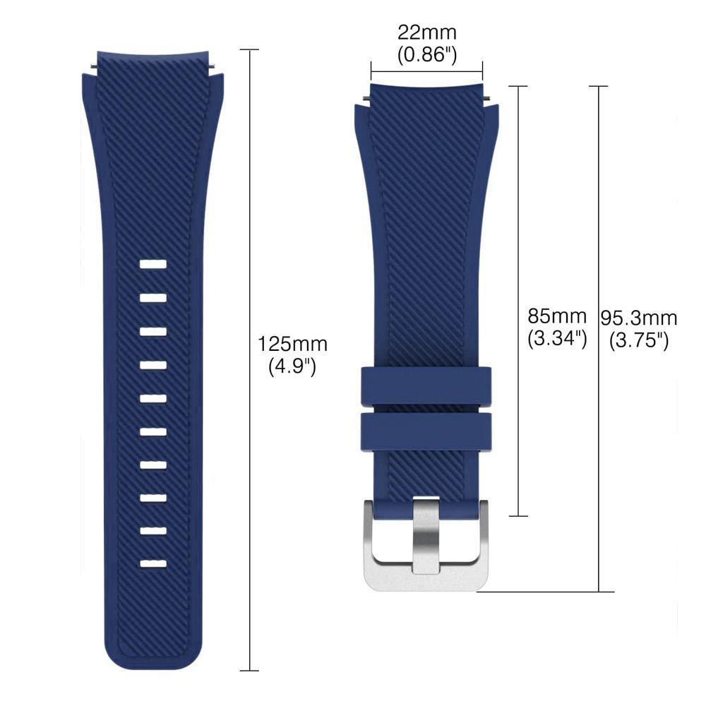 Correa 22 Mm Para Galaxy Watch, Huawei Gt2 Y Ticwatch Pro-2