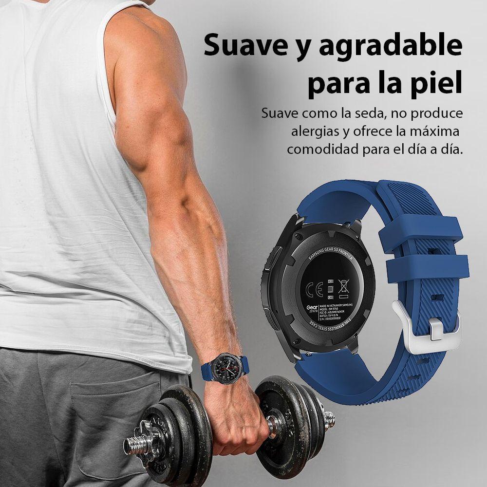 Correa 22 Mm Para Galaxy Watch, Huawei Gt2 Y Ticwatch Pro-6