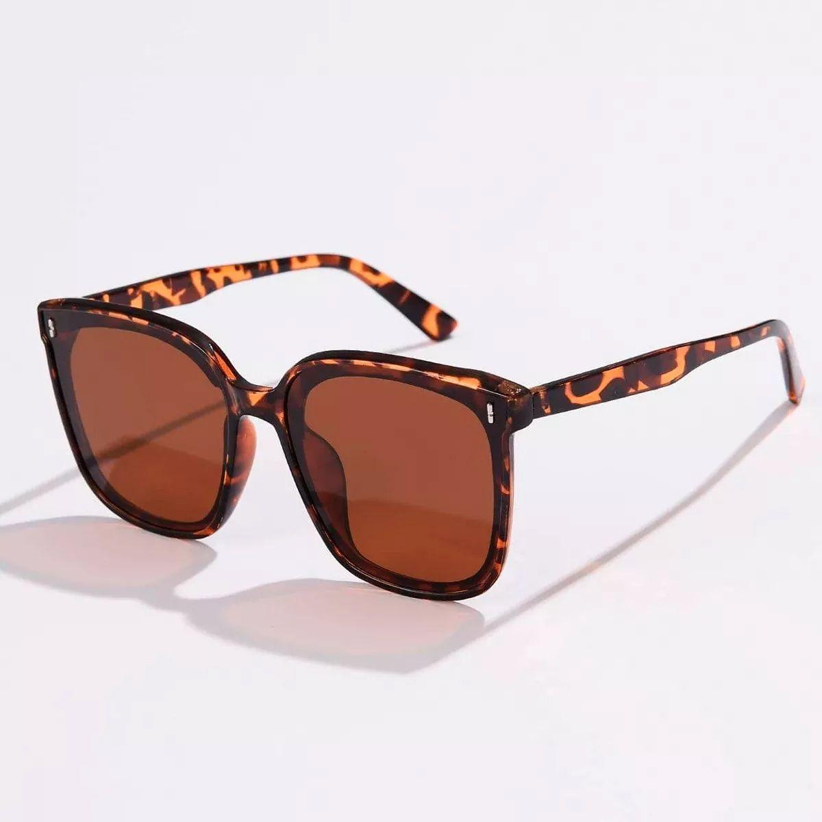 Gafas Lentes De Sol Mujer Leopard Retro Vintage Polarizadas-0