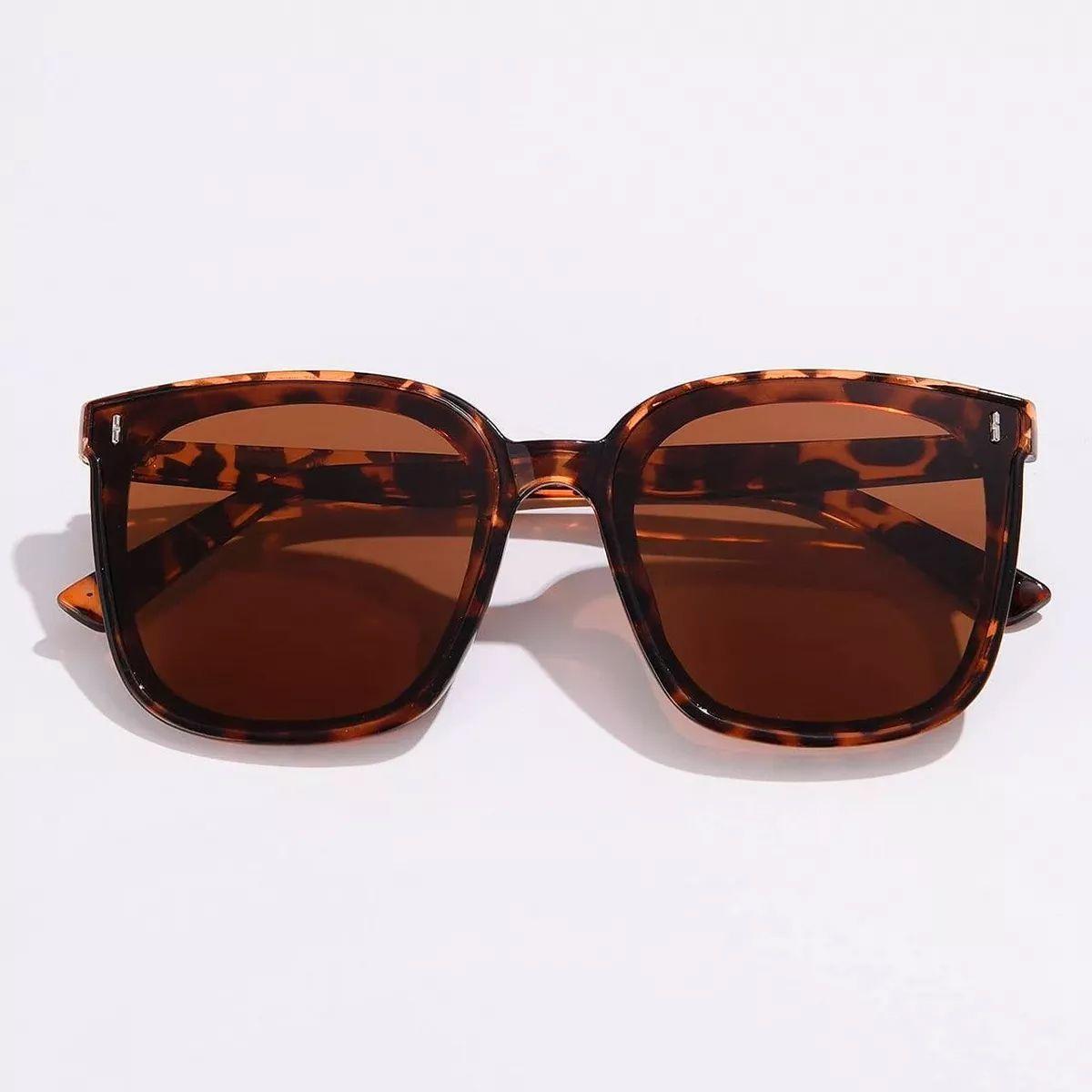 Gafas Lentes De Sol Mujer Leopard Retro Vintage Polarizadas-2
