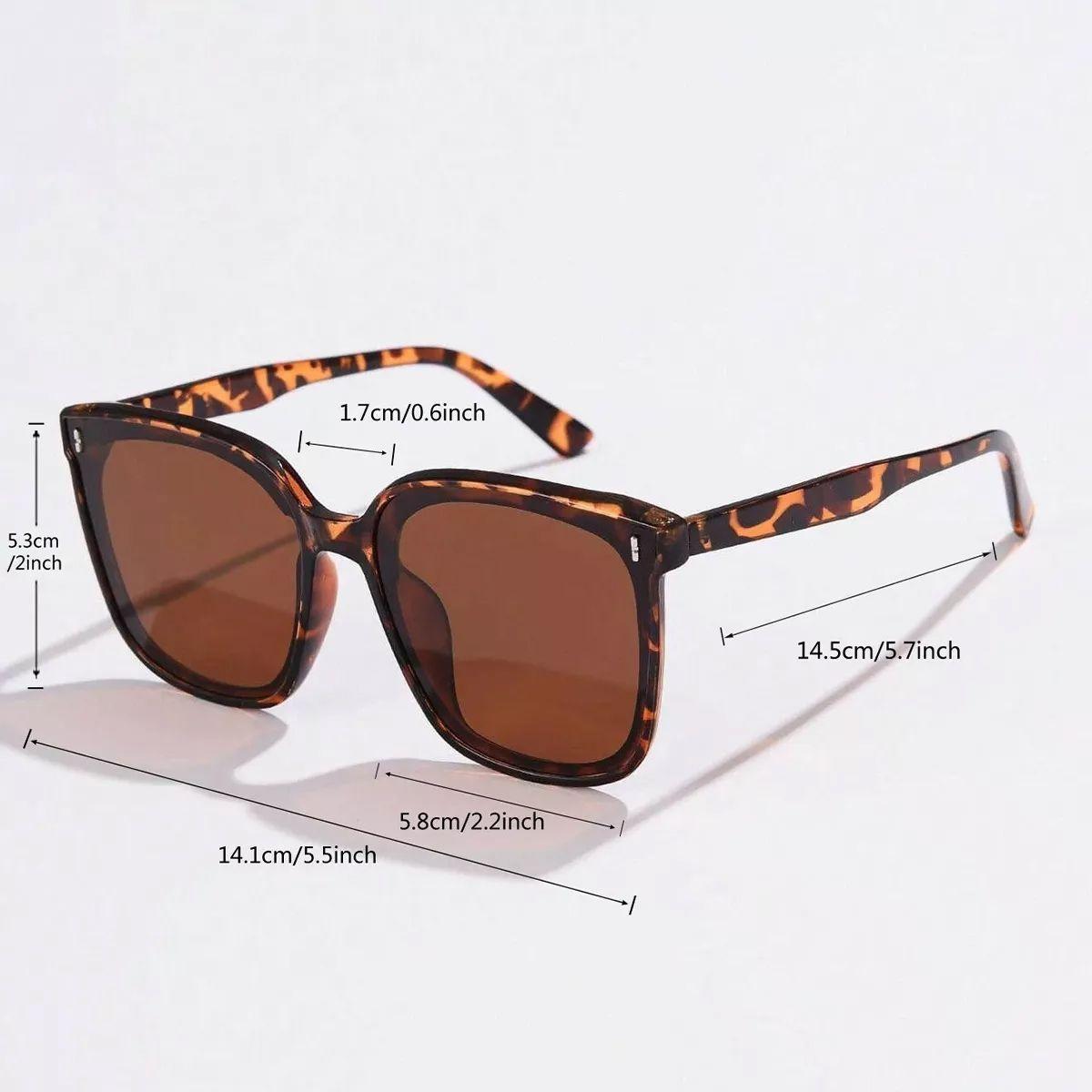 Gafas Lentes De Sol Mujer Leopard Retro Vintage Polarizadas-5