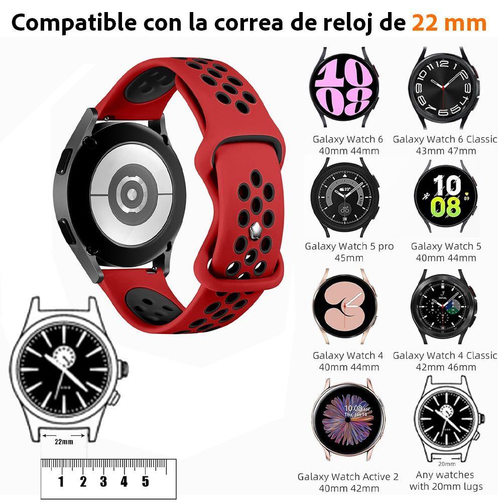 Correa Para Samsung Galaxy Watch 7-6-5-4 Edición Sports-5