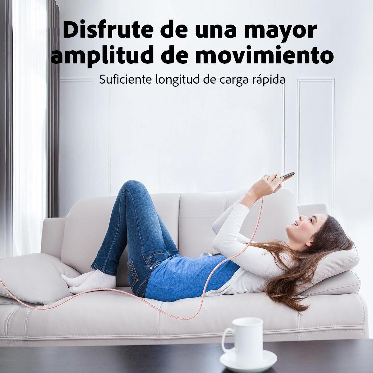 Cable Carga Rapida 60w Usb-c A C Para Macbook, iPad Y Phone-1