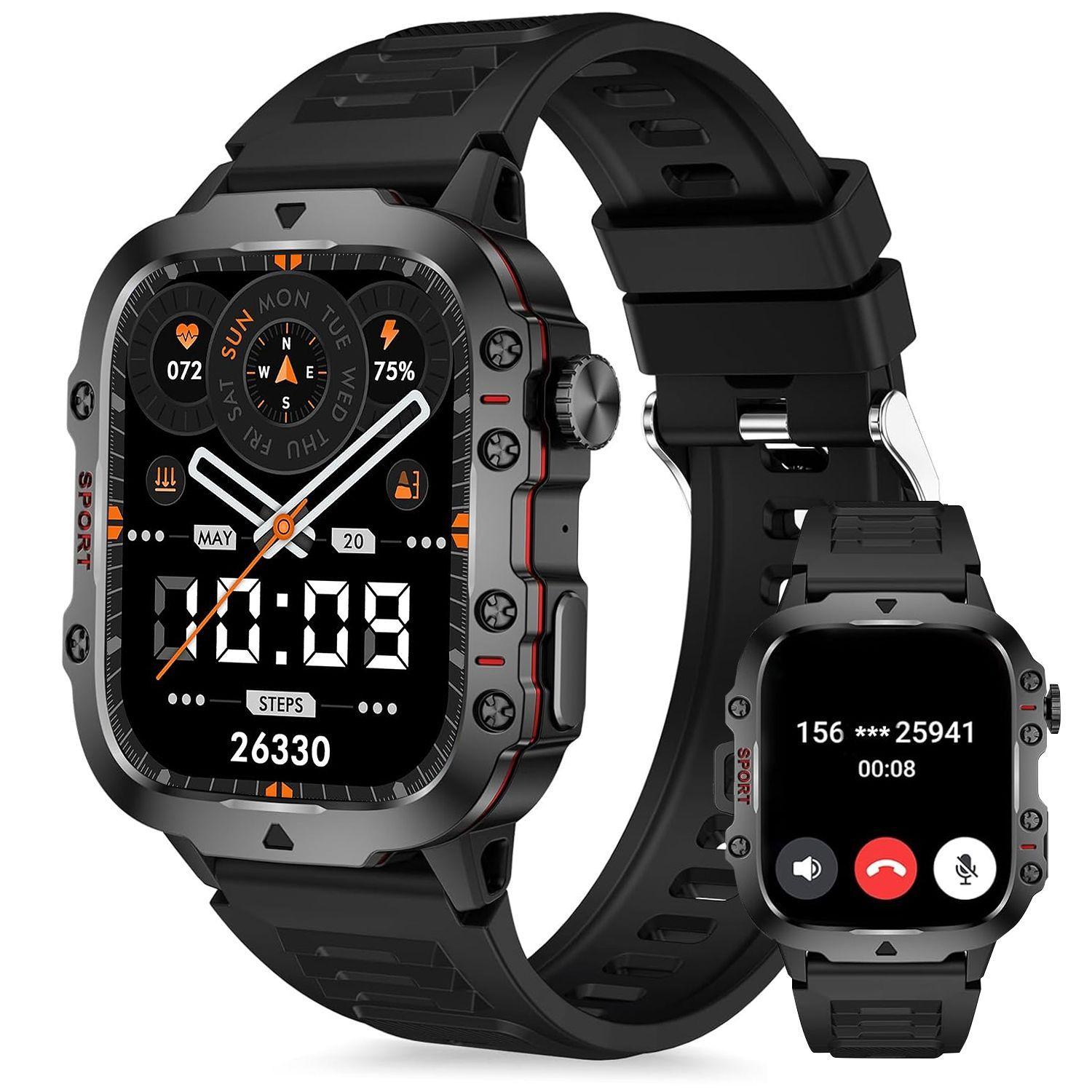 Smart Watch Racer Pro Hombre Reloj Inteligent Militar-0