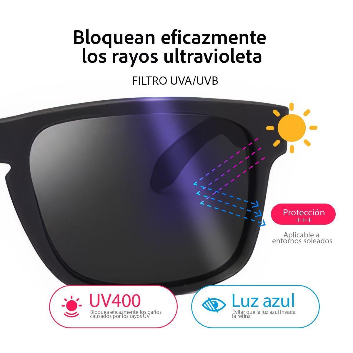 Gafas de Sol Polarizadas Trail Black - Protección UV400-3