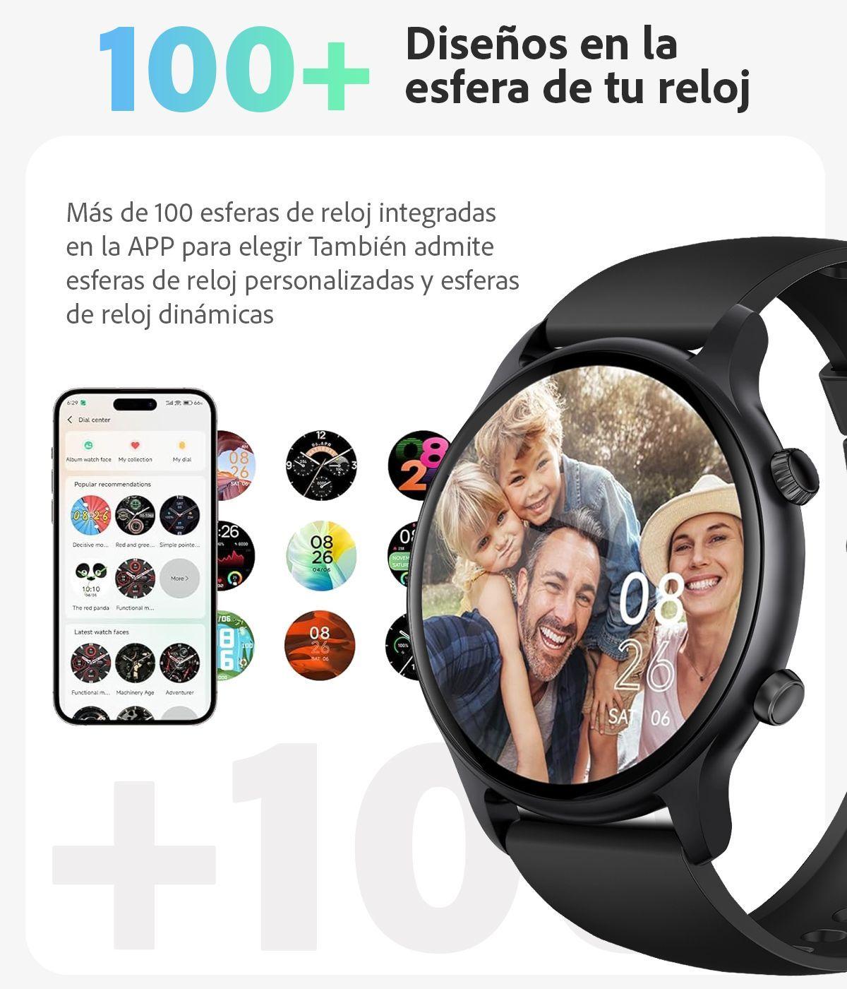 Reloj Inteligente Smart Watch Hombre Sweet Black Call-6