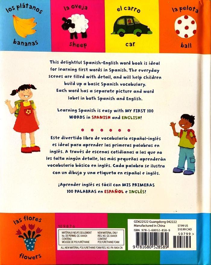 Libro MIS PRIMERAS 100 PALABRAS. BILINGUE-4
