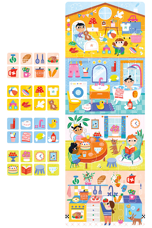 Puzzle + Home (24 piezas) 2+-6