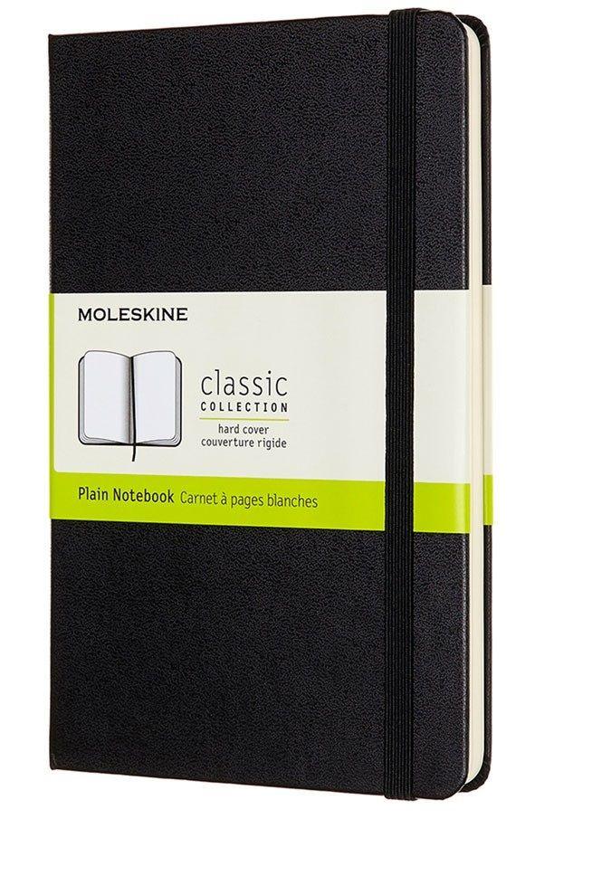 Libreta Moleskine clásica Tapa Dura Negra M Lisa-0