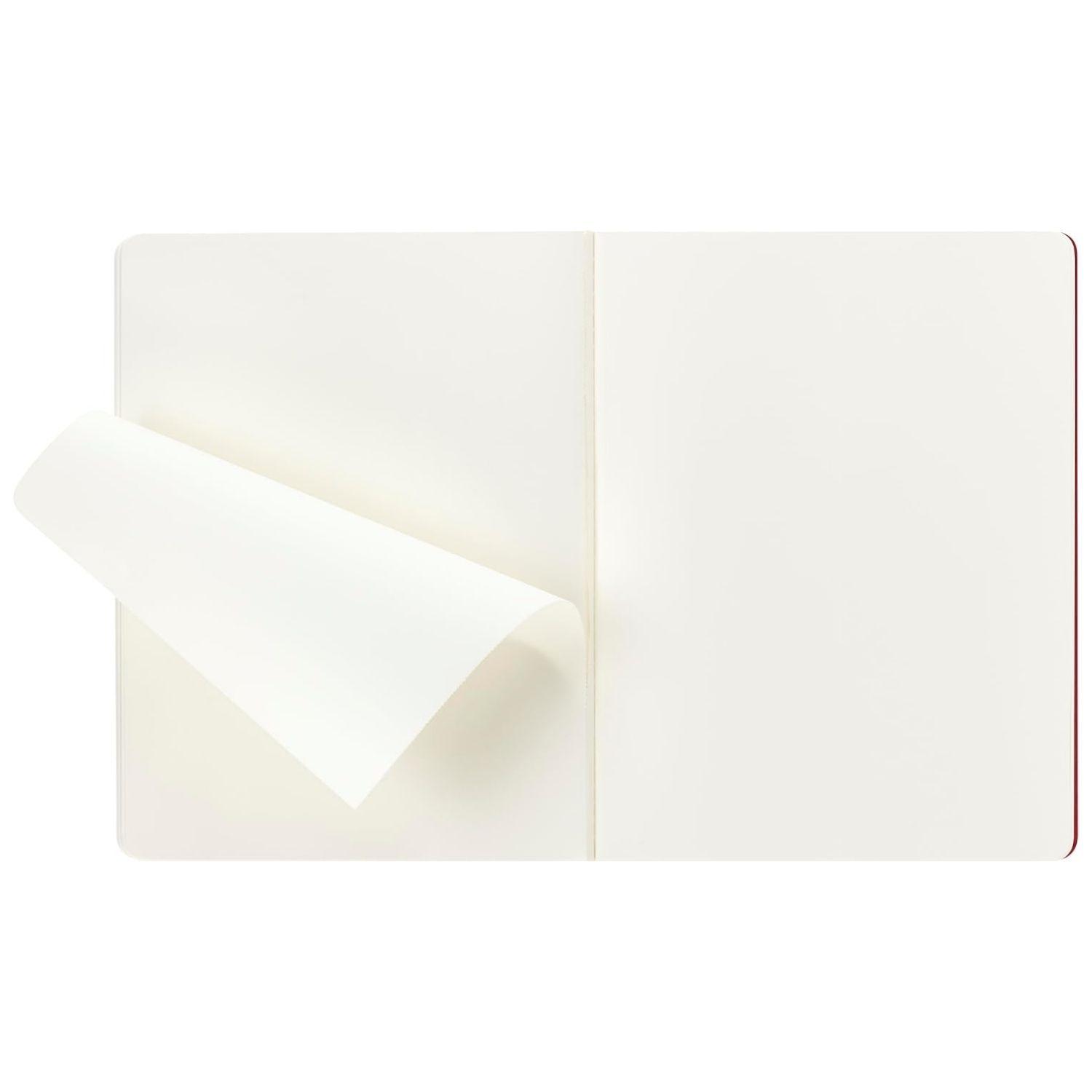 Cuaderno Moleskine estudiante - Tapa Blanda - XXL -Rojo-Lisa-2