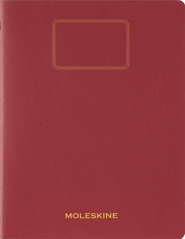Cuaderno Moleskine estudiante - Tapa Blanda - XXL -Rojo-Lisa-5