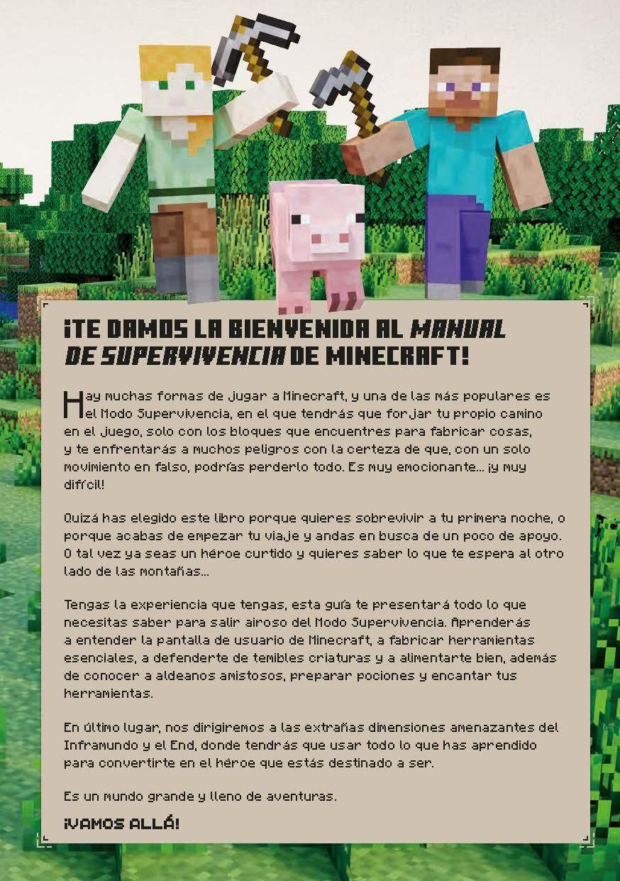 Libro Minecraft. MANUAL DE SUPERVIVENCIA-2