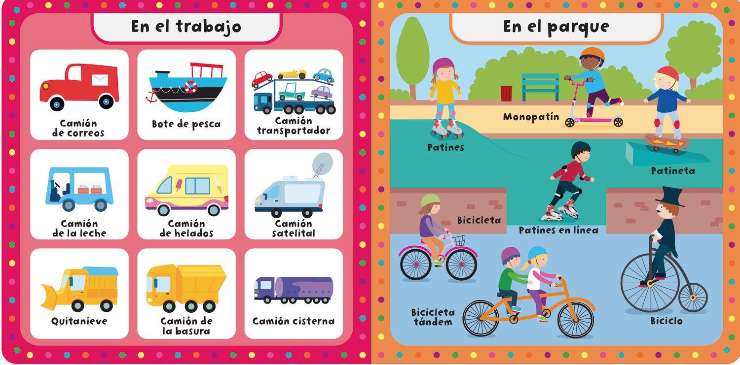 Libro Mi primer diccionario ilustrado de vehículos-6