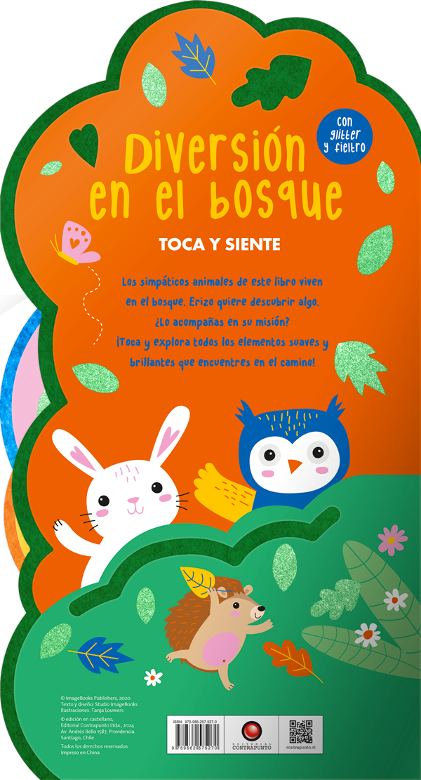 Libro Diversión en el bosque. Toca y Siente-2