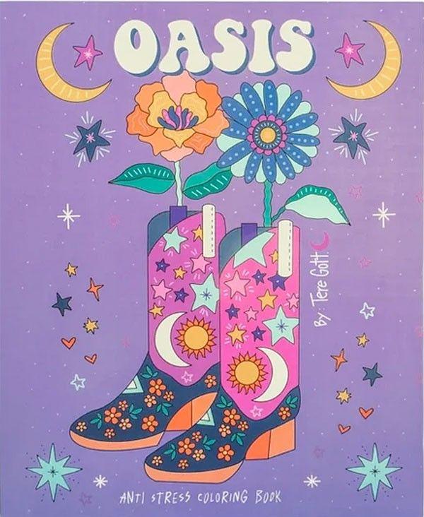 Oasis - Anto stress coloring book-0