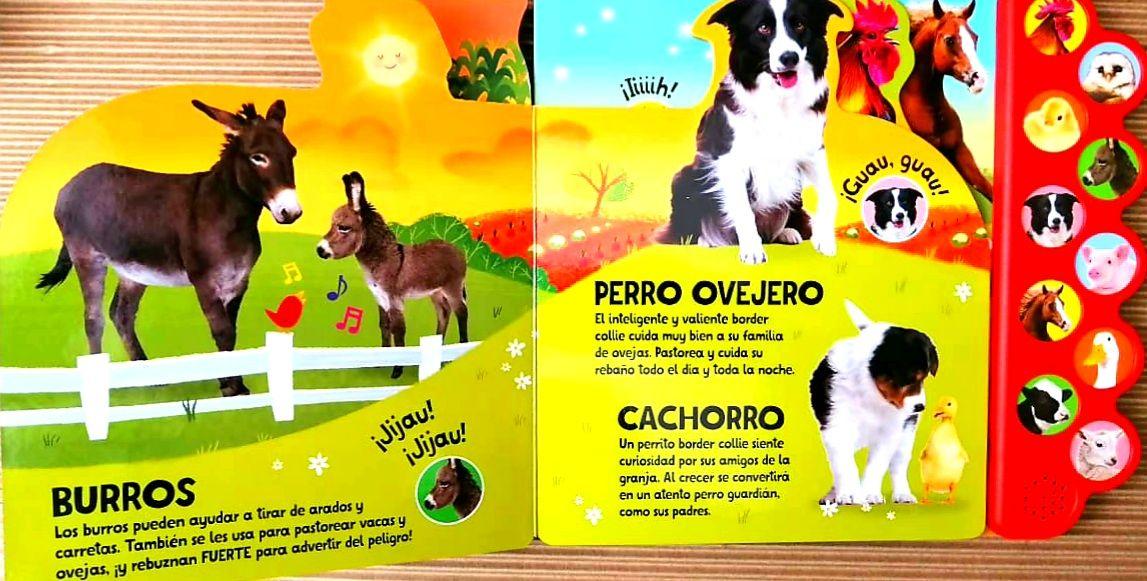 Libro Sonoro - 10 Sonidos De La Granja. ¡cuac! ¡muu! ¡oinc!-2
