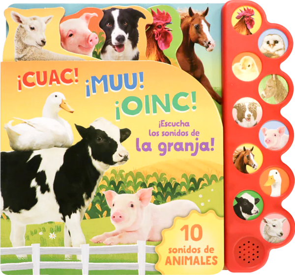 Sonoro - 10 Sonidos De La Granja. ¡Cuac! ¡muu! ¡oinc!-7
