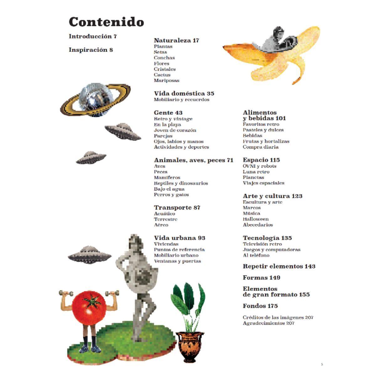Libro MAS COSAS EXTRAORDINARIAS PARA RECORTAR Y HACER COLLAGE-2