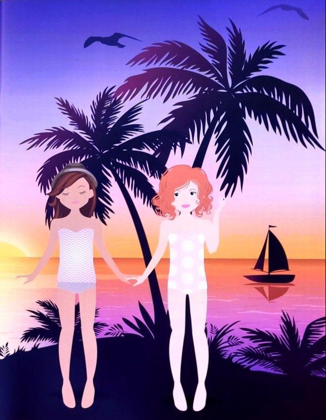Libro PEGATINAS - LAS CHICAS VIAJAN POR EL MUNDO (PIC)-1