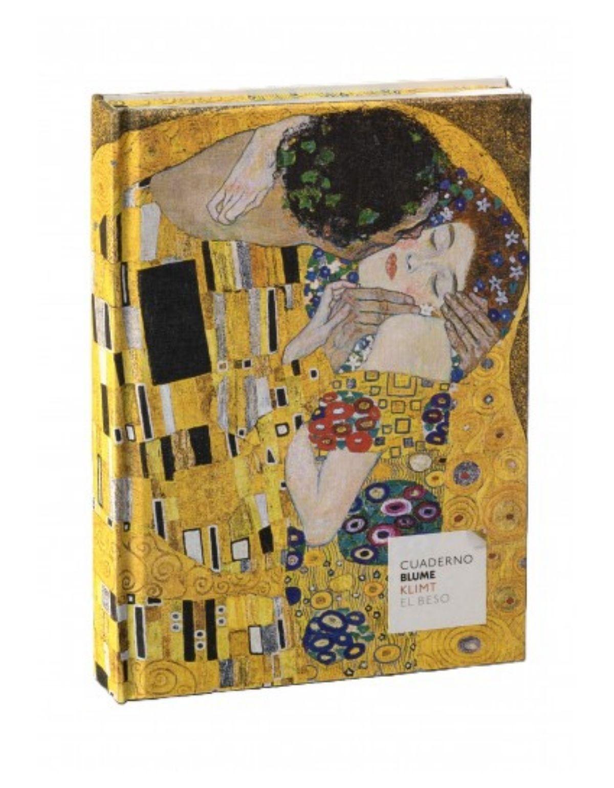Klimt. Cuadernos / lienzos. El beso-2