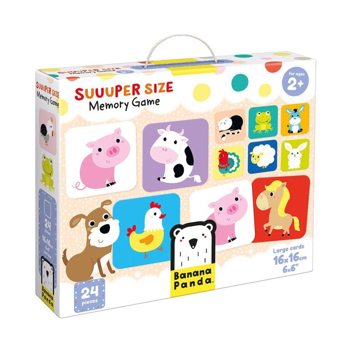 Juego de memoria Suuuper Size (12 pares) 2+-0