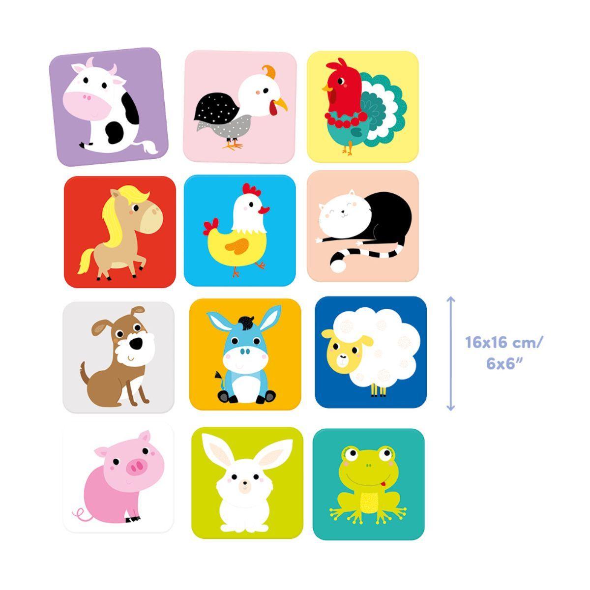 Juego de memoria Suuuper Size (12 pares) 2+-2