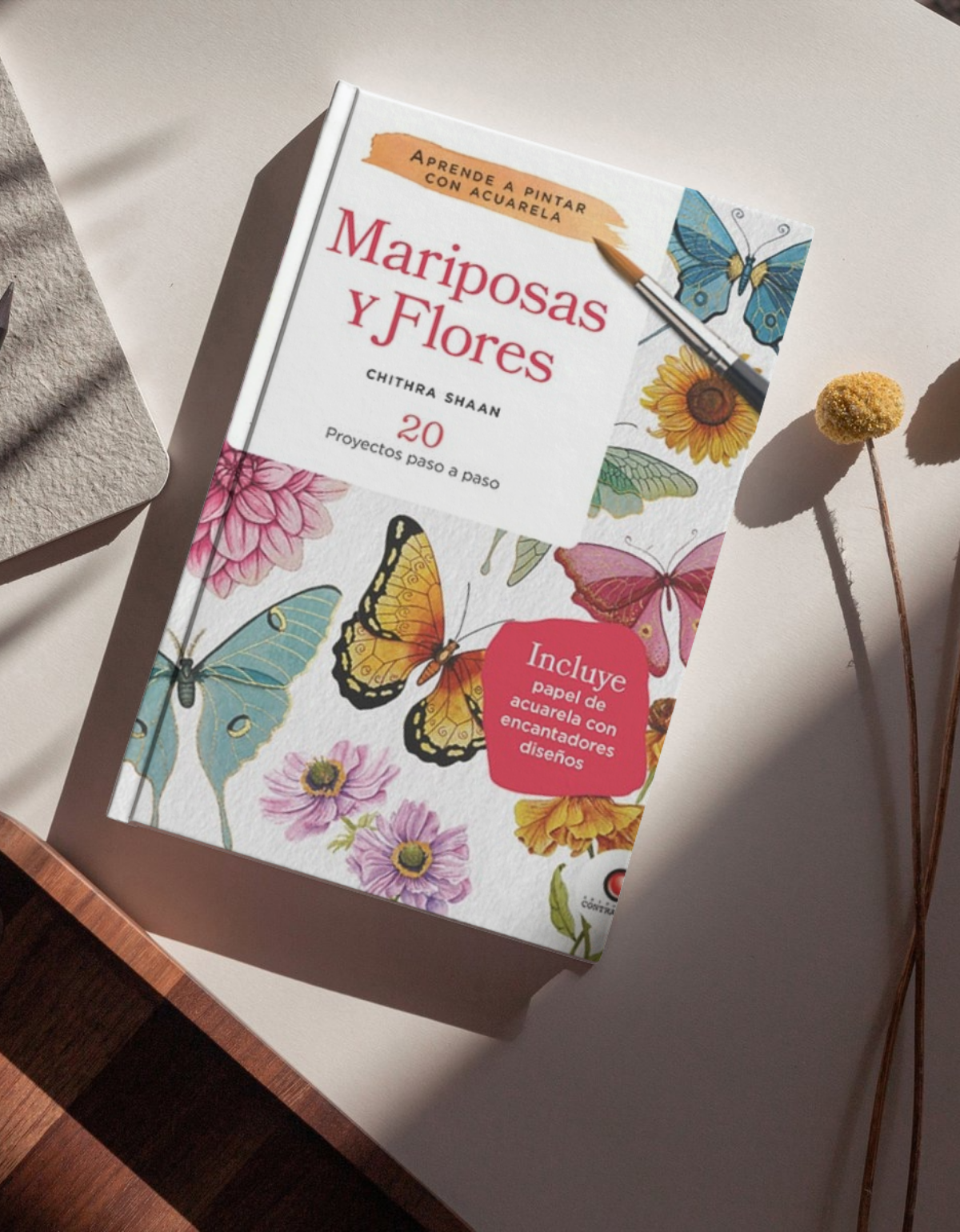 Mariposas y flores. Aprende a pintar con acuarela-2