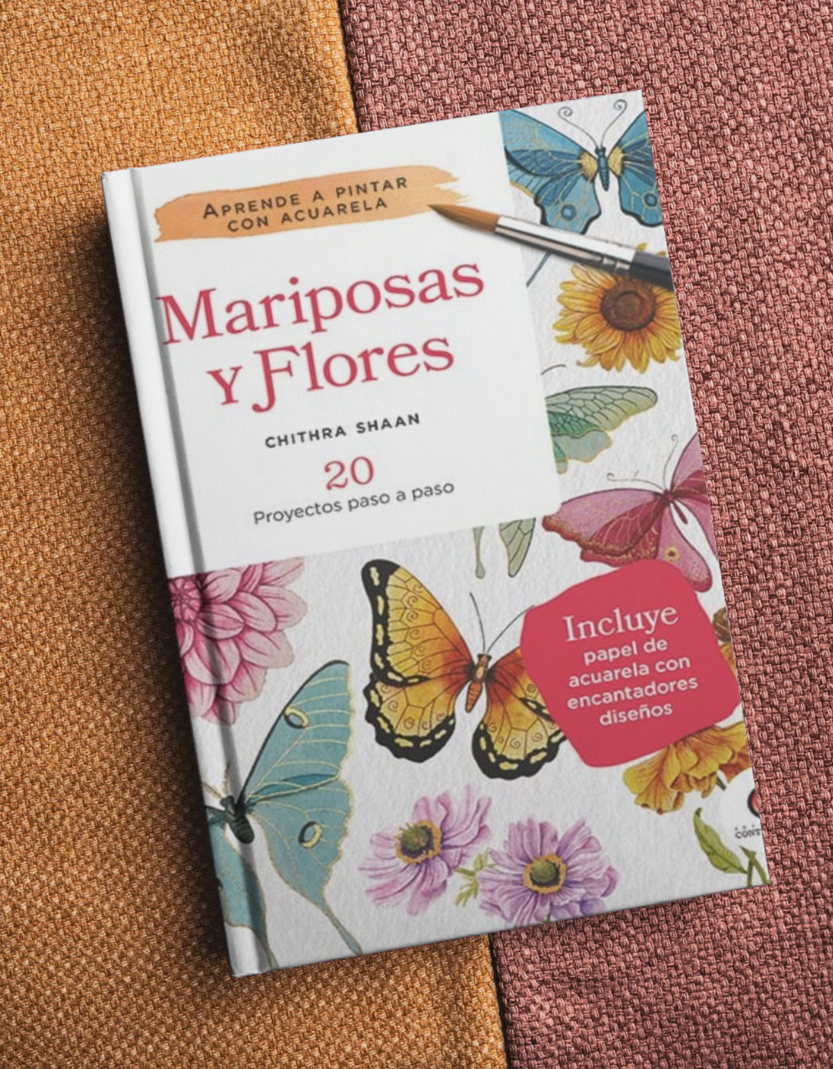 Mariposas y flores. Aprende a pintar con acuarela-4