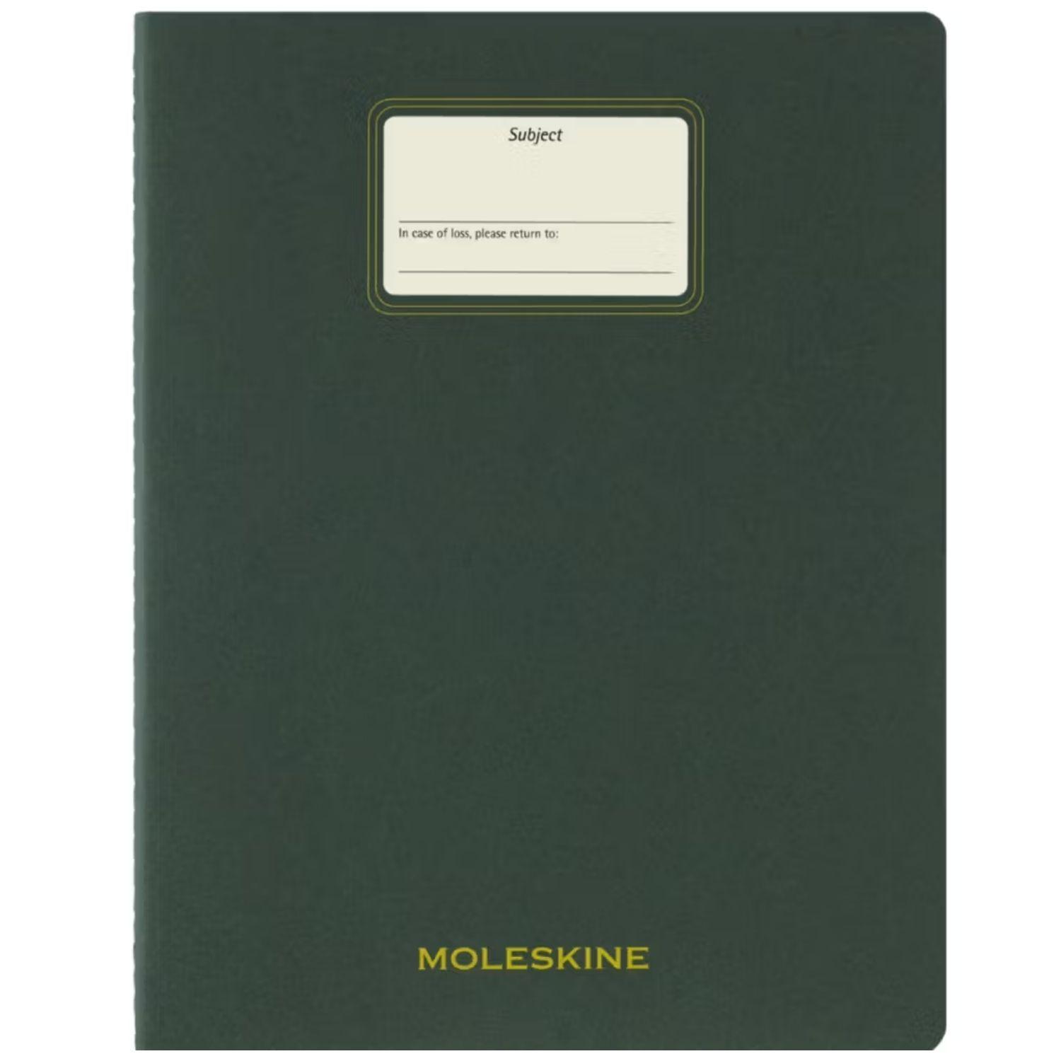 Cuaderno Moleskine estudiante - Tapa Blanda - XXL - Verde Mirto - Lisa-3