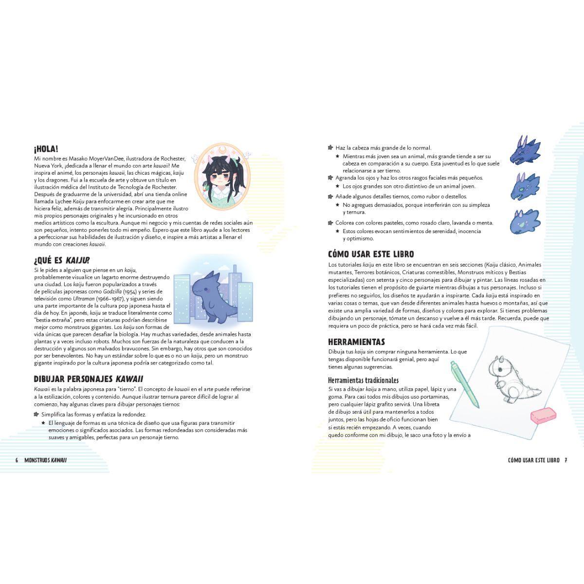 Monstruos Kawaii. Aprende a dibujar-2