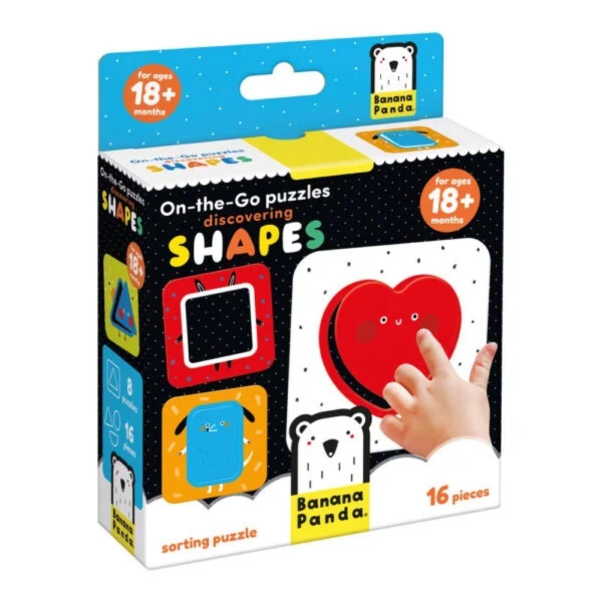 Puzzle Discovering Shapes (16 piezas, 8 puzzles) 18M+-0